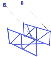 Ферма баскетбольная вынос 2 метра для щита из оргстекла 1,8х.1,05 метра - fgospostavki.ru - Челябинск