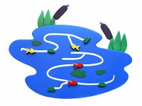 Сенсомоторное декоративно-развивающее панно "Река" - fgospostavki.ru - Челябинск