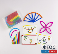 Палочки счетные Геостикс "Юниор". Набор с заданиями - fgospostavki.ru - Челябинск