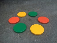 Диски цветные амортизационные деревянные (комплект 6 штук) - fgospostavki.ru - Челябинск