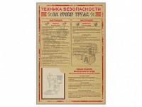 Стенд-уголок "Техника безопасности на уроках труда" - fgospostavki.ru - Челябинск