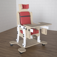 Стул для ребенка с ОВЗ «Новые горизонты» №2 со столешницей красный - fgospostavki.ru - Челябинск