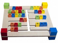 Фронтальное наглядное игровое пособие "Двухсторонний русский алфавит" - fgospostavki.ru - Челябинск