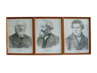 Портреты выдающихся физиков (деревянная рамка, под стеклом) - fgospostavki.ru - Челябинск