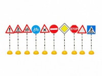 Комплект стоек с дорожными знаками № 1 - fgospostavki.ru - Челябинск