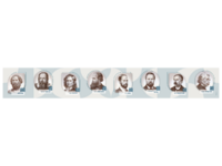 Стенд-лента "Выдающиеся ученые-физики" - fgospostavki.ru - Челябинск