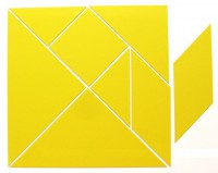 Магнитная головоломка "Танграм" (жёлтый) - fgospostavki.ru - Челябинск