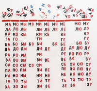 Набор магнитных карточек "Слоговый домик" - fgospostavki.ru - Челябинск