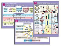 Комплект таблиц по органической химии "Реакции органических веществ" (6 таблиц, формат А1, ламинированные) - fgospostavki.ru - Челябинск