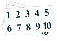 Набор цифр от 1 до 10 (для начальной школы) - fgospostavki.ru - Челябинск