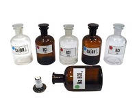 Набор склянок для растворов 250 миллилитров (с притертой пробкой) - fgospostavki.ru - Челябинск