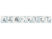 Стенд-лента "Выдающиеся ученые-биологи" - fgospostavki.ru - Челябинск