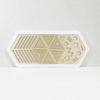 Декоративная тактильная панель - «Рельефные многоугольные формы» - fgospostavki.ru - Челябинск