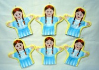 Набор рукавичек "Эмоции (девочки)" 6 штук - fgospostavki.ru - Челябинск