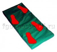 Дорожка массажная в чехле с нашитыми следами (4 следа) - fgospostavki.ru - Челябинск