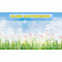 Стенд "Наши достижения" с 12 карманами - fgospostavki.ru - Челябинск