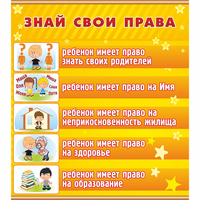 Стенд "Знай свои права" - fgospostavki.ru - Челябинск