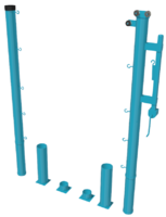 Стойки для большого тенниса с механизмом натяжения со стаканами - fgospostavki.ru - Челябинск