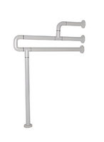 Поручень напольно-настенный с антибактериальным покрытием (белый) - fgospostavki.ru - Челябинск