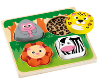 Тактильные пазлы "Сафари" - fgospostavki.ru - Челябинск