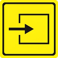 Тактильный знак (вход в помещение) 150х150 - fgospostavki.ru - Челябинск