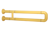 Поручень неоткидной двухопорный с антибактериальным покрытием (желтый) - fgospostavki.ru - Челябинск