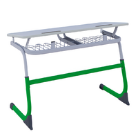 Парта SMARTY двухместная регулируемая по высоте (наклонная столешница) - fgospostavki.ru - Челябинск