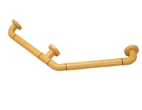 Поручень угловой трехопорный с антибактериальным покрытием (желтый) - fgospostavki.ru - Челябинск