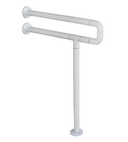 Поручень напольно-настенный с антибактериальным покрытием (белый) - fgospostavki.ru - Челябинск