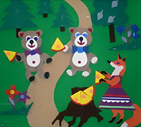 Пособие для слабовидящих детей - Театр-сказка "Два жадных медвежонка" - fgospostavki.ru - Челябинск