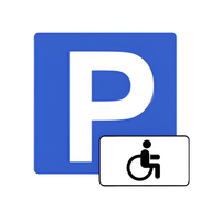 Трафарет для отрисовки знака стоянки для инвалидов 800х800 мм. - fgospostavki.ru - Челябинск