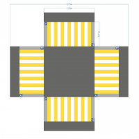 Имитация четырехстороннего перекрестка 5,5*4,5 м - fgospostavki.ru - Челябинск
