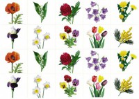 Комплект карточек "Запоминай, играй, считай" - Цветы - fgospostavki.ru - Челябинск