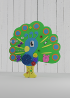 Бизиборд «Радостный павлин» - fgospostavki.ru - Челябинск