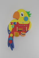 Бизиборд «Разноцветный попугай» - fgospostavki.ru - Челябинск