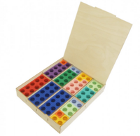 Нумирошка. Набор цветных пластиковых форм 80 шт. в коробке по методике Нумикон - fgospostavki.ru - Челябинск