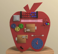 Бизиборд «Яблоко знаний» - fgospostavki.ru - Челябинск