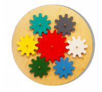 Бизиборд «Цветные шестеренки» - fgospostavki.ru - Челябинск