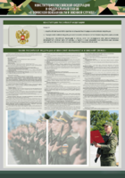 Стенд-уголок "Конституция Российской Федерации и Федеральный закон "О воинской обязанности и военной службе" - fgospostavki.ru - Челябинск