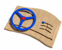 Дидактическая панель с автомобильным рулем - fgospostavki.ru - Челябинск