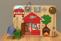 Настенная панель «Загородный домик» - fgospostavki.ru - Челябинск