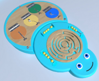 Настенный игровой элемент «Гусеница» - fgospostavki.ru - Челябинск