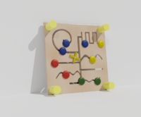 Тактильно-развивающая панель с лабиринтами - fgospostavki.ru - Челябинск