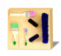 Тактильно-развивающая панель с мягкими кисточками - fgospostavki.ru - Челябинск