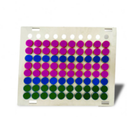 Тактильно-развивающая панель «Цветные фигурки» - fgospostavki.ru - Челябинск