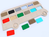 Тактильные разноцветные дощечки «Автобус» - fgospostavki.ru - Челябинск