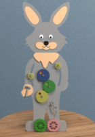 Бизиборд «Пасхальный кролик» - fgospostavki.ru - Челябинск