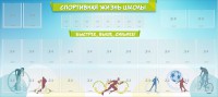 Стенд "Спортивная жизнь школы" - fgospostavki.ru - Челябинск
