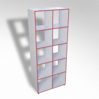 Шкаф открытый многосекционный ТР10 ЛДСП  - fgospostavki.ru - Челябинск