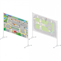 Магнитный стенд двусторонний "Азбука дорожного движения ПДД" - fgospostavki.ru - Челябинск